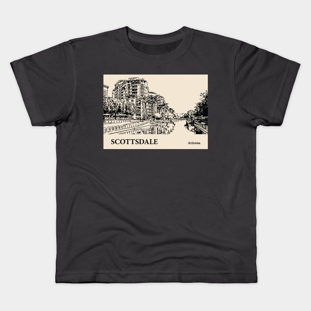 Scottsdale - Arizona Kids T-Shirt by Lakeric